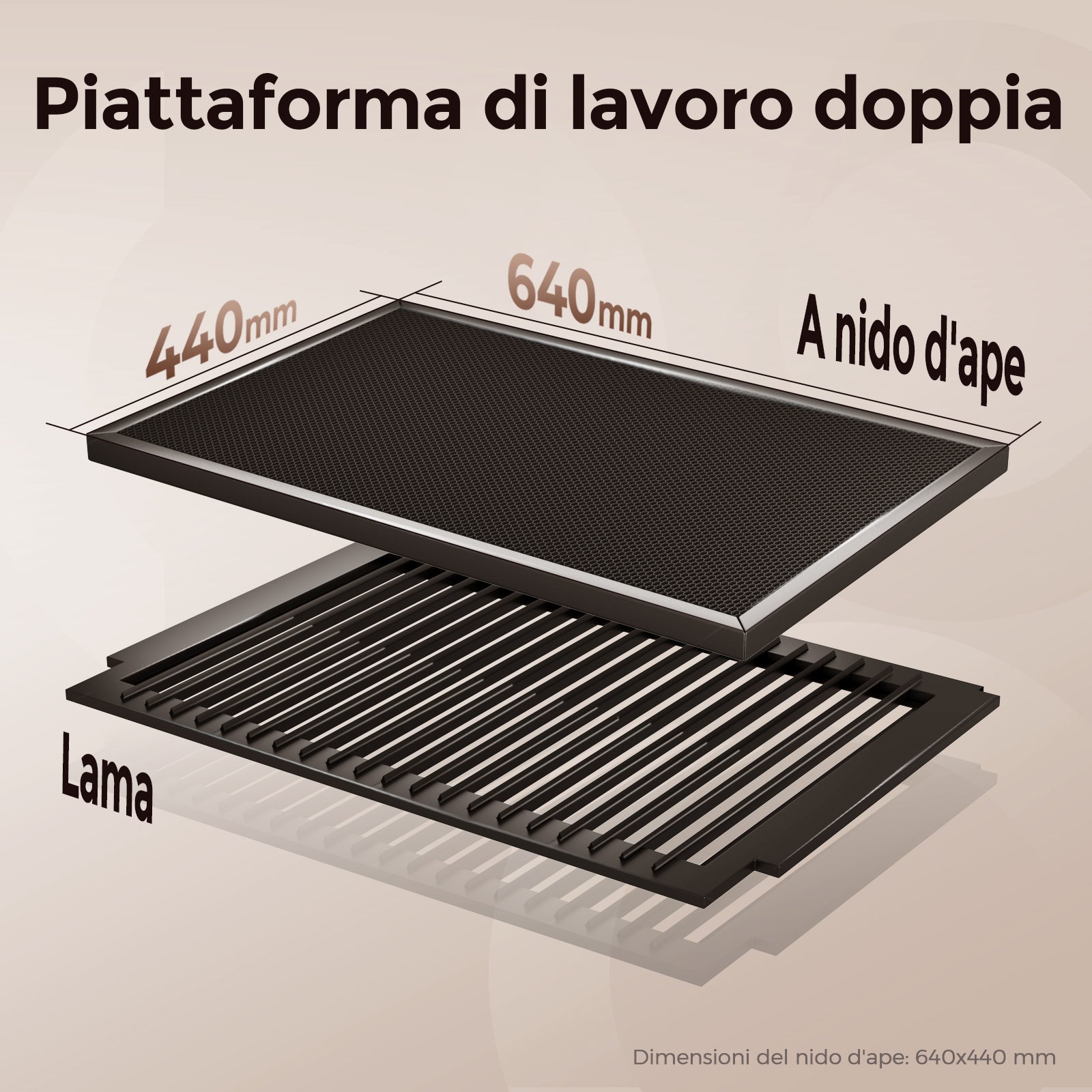 Incisore e taglierina laser CO2 da tavolo Monport Reno65 Pro 65W (24“ X 16”) con nuovo controller DSP e semi-autofocus