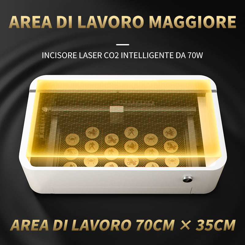 Monport Mega: la prima macchina da incisione da tavolo intelligente da 70W al mondo
