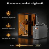 Contenitore per incisore laser Monport per laser a fibra GT e GPro (con interruttore di protezione della porta)