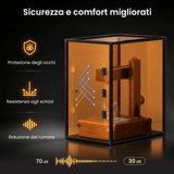 Custodia per incisore laser Monport per laser a fibra diviso e integrato