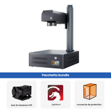Macchina per incisione e marcatura laser a fibra integrata Monport GM 30W Pro con messa a fuoco automatica - Macchina