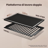 Monport Reno65 Pro Vision 65W Incisore e taglierina laser CO2 da tavolo (24“ X 16”) con fotocamera HD da 8 MP e autofocus assistito magneticamente