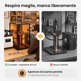 Contenitore per incisore laser Monport per laser a fibra GT e GPro (con interruttore di protezione della porta)