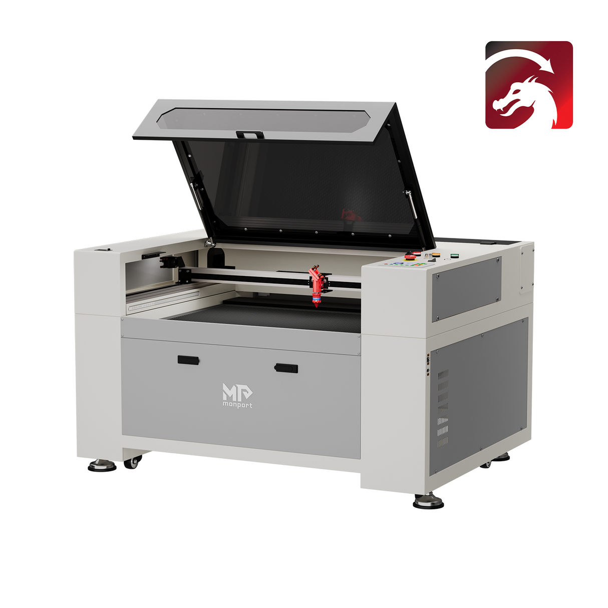 80W CO2 integrato con un sistema di refrigerazione ad acqua (900 x 600mm)