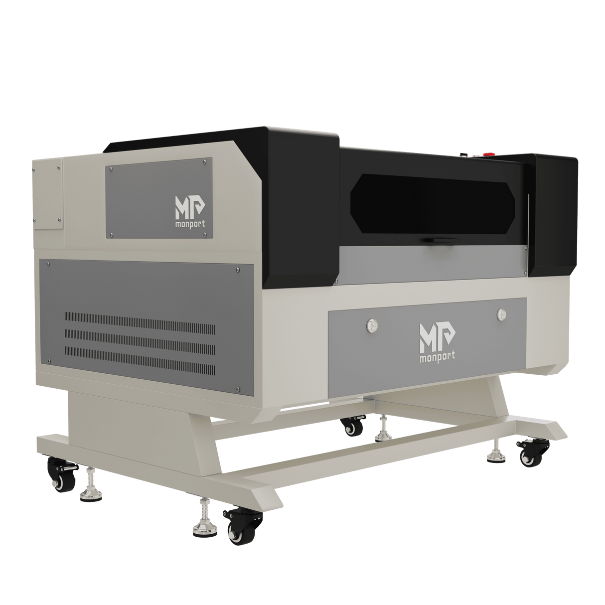 Smussatrici e tagliatrici a raggi laser a 80W CO2 (500x700mm), rinforzate e montate automaticamente