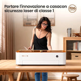Monport MEGAS – Upgrade della serie Mega: macchina per incisione e taglio laser CO₂ da 70W con precisione intelligente
