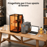 Contenitore per incisore laser Monport per laser a fibra GT e GPro (con interruttore di protezione della porta)