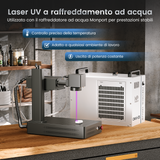 Macchina per incisione e marcatura laser UV Monport GM 6W