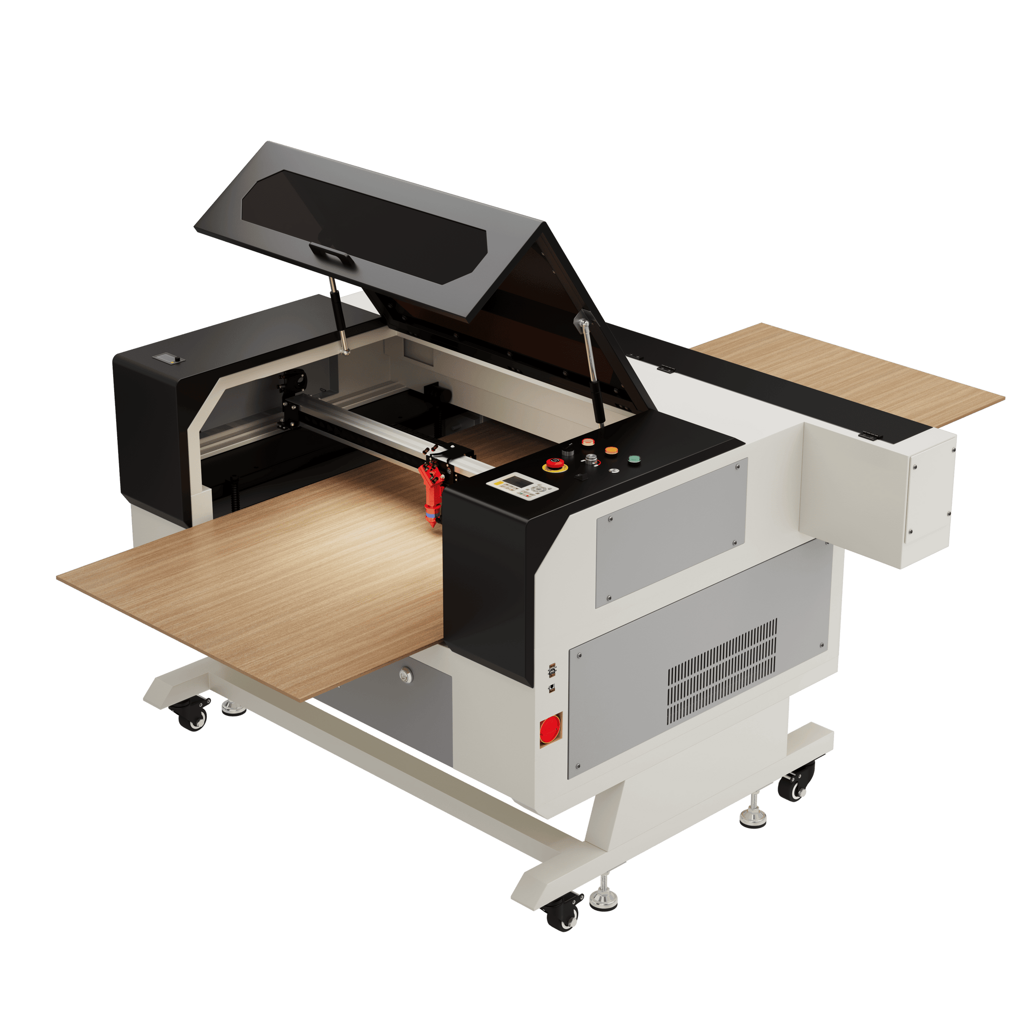 Smussatrici e tagliatrici a laser con una sola porta da 90W (500x700mm), rinforzate e montate automaticamente