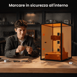 Custodia per incisore laser Monport per laser a fibra diviso e integrato