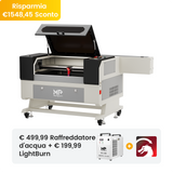 Smussatrici e tagliatrici a raggio da 100W a CO2 (500x700mm), rinforzate e montate automaticamente