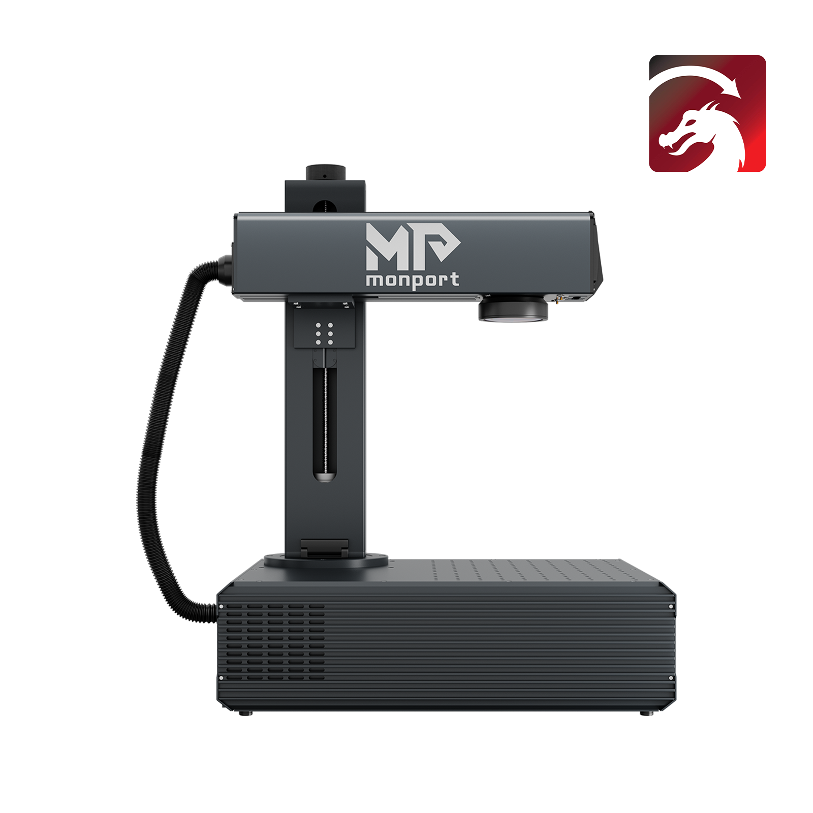 Monport GA migliora la macchina di incisione e di marker con un laser a fibre ottiche MOPA integrato a 100W con connessioni automatiche
