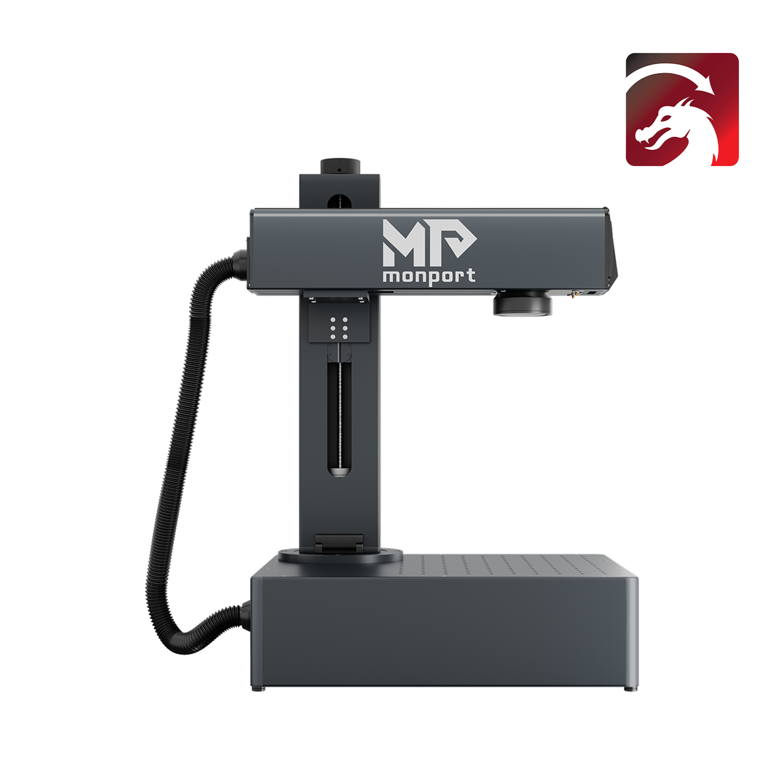 Una macchina di incisione e di marker con un laser a fibre ottiche rinforzato da Monport GA a 30W si collega automaticamente
