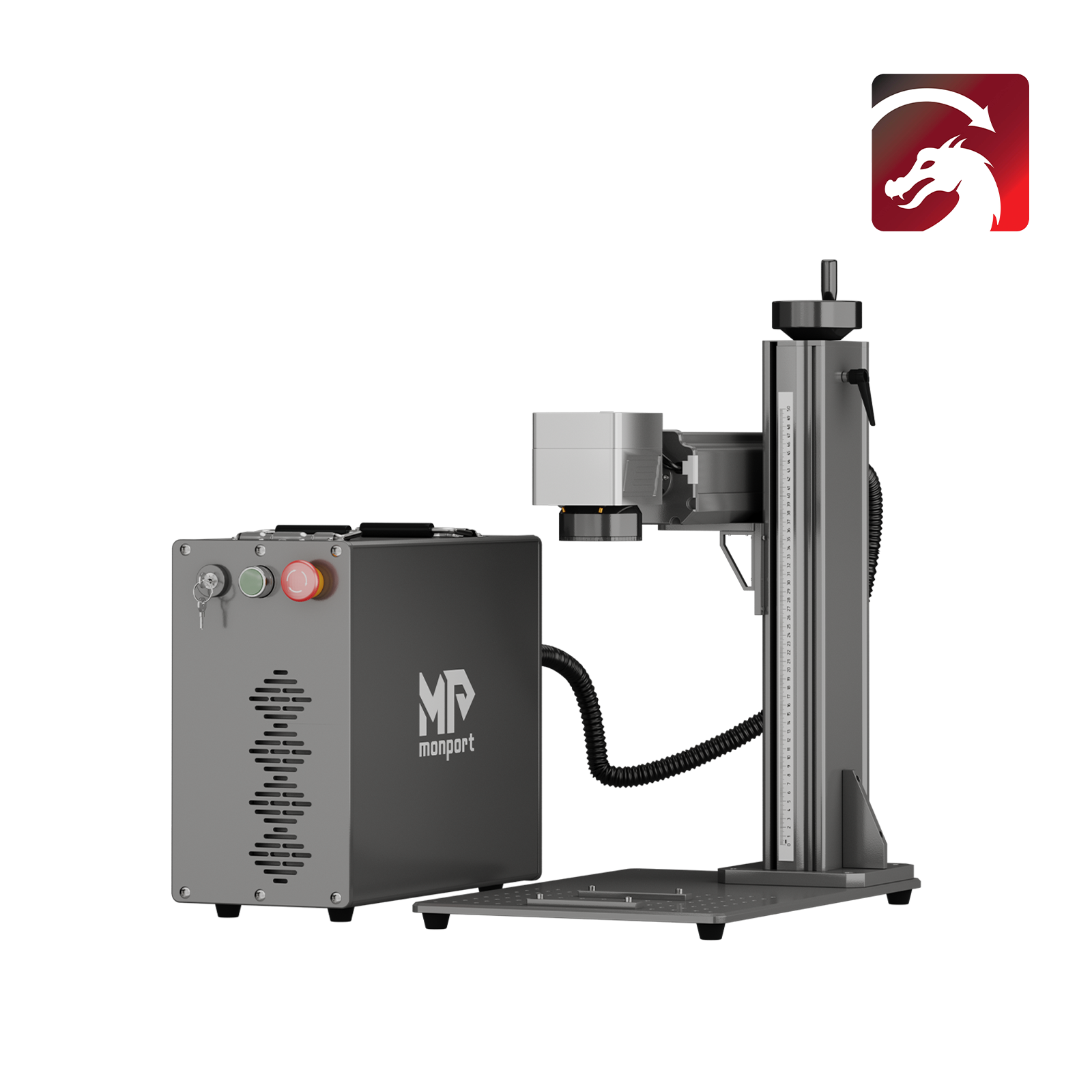 Monport 30W (175 x 175 mm)GPro MOPA laser a fibre ottiche