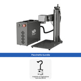Monport GPro Vision 60W Laser per incisione e marcatura in fibra MOPA Split con Visione Intelligente 16MP e Messa a fuoco automatica
