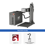 Monport GPro Vision 60W Laser per incisione e marcatura in fibra MOPA Split con Visione Intelligente 16MP e Messa a fuoco automatica