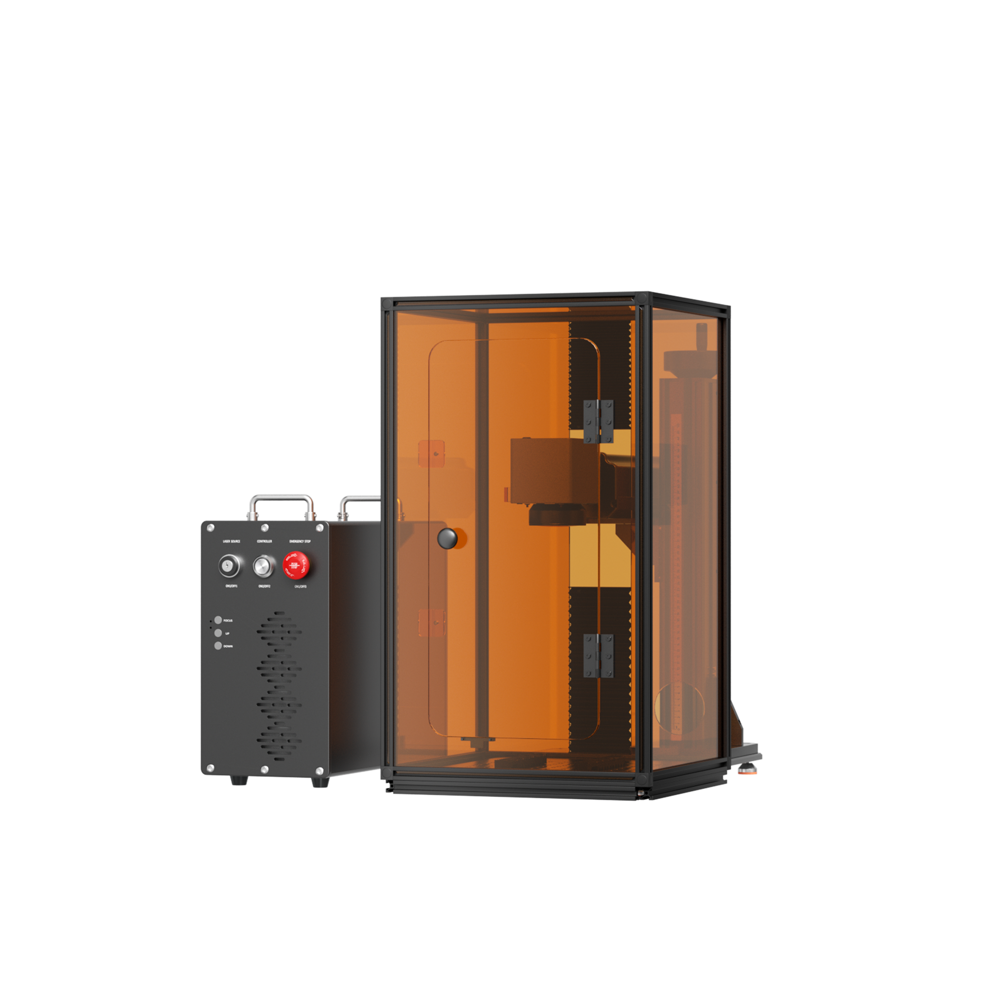 Monport GT 60W Macchina separata per incisione e marcatura a colori con laser a fibra MOPA e messa a fuoco automatica