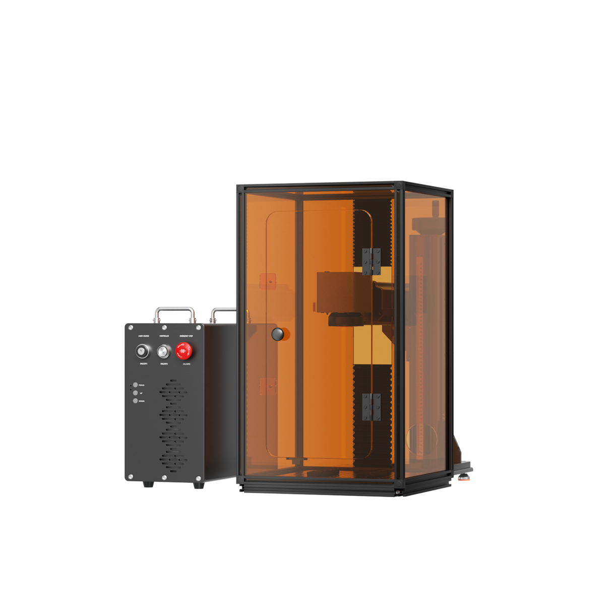Monport GT 50W Macchina separata per incisione e marcatura laser a fibra con messa a fuoco automatica (200 mm × 200 mm)