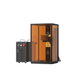 Monport GT 50W Macchina separata per incisione e marcatura laser a fibra con messa a fuoco automatica (200 mm × 200 mm)