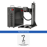 Monport GPro Vision 200W Laser per incisione e marcatura in fibra MOPA Split con Visione Intelligente 16MP e Messa a fuoco automatica