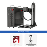 Monport GPro Vision 200W Laser per incisione e marcatura in fibra MOPA Split con Visione Intelligente 16MP e Messa a fuoco automatica