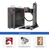 Monport GPro Vision 60W Laser per incisione e marcatura in fibra MOPA Split con Visione Intelligente 16MP e Messa a fuoco automatica