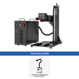 Monport GPro Vision 100W Laser per incisione e marcatura in fibra MOPA Split con Visione Intelligente 16MP e Messa a fuoco automatica