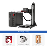 Monport GPro Vision 100W Laser per incisione e marcatura in fibra MOPA Split con Visione Intelligente 16MP e Messa a fuoco automatica