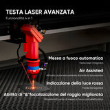 80W al laser da intaglio e tagliatrici (500x700mm) a Monport