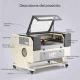 Smussatrici e tagliatrici a laser (700 x 500mm), Monport 60W