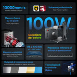 Monport 100W (175 x 175 mm)GPro MOPA laser a fibre ottiche