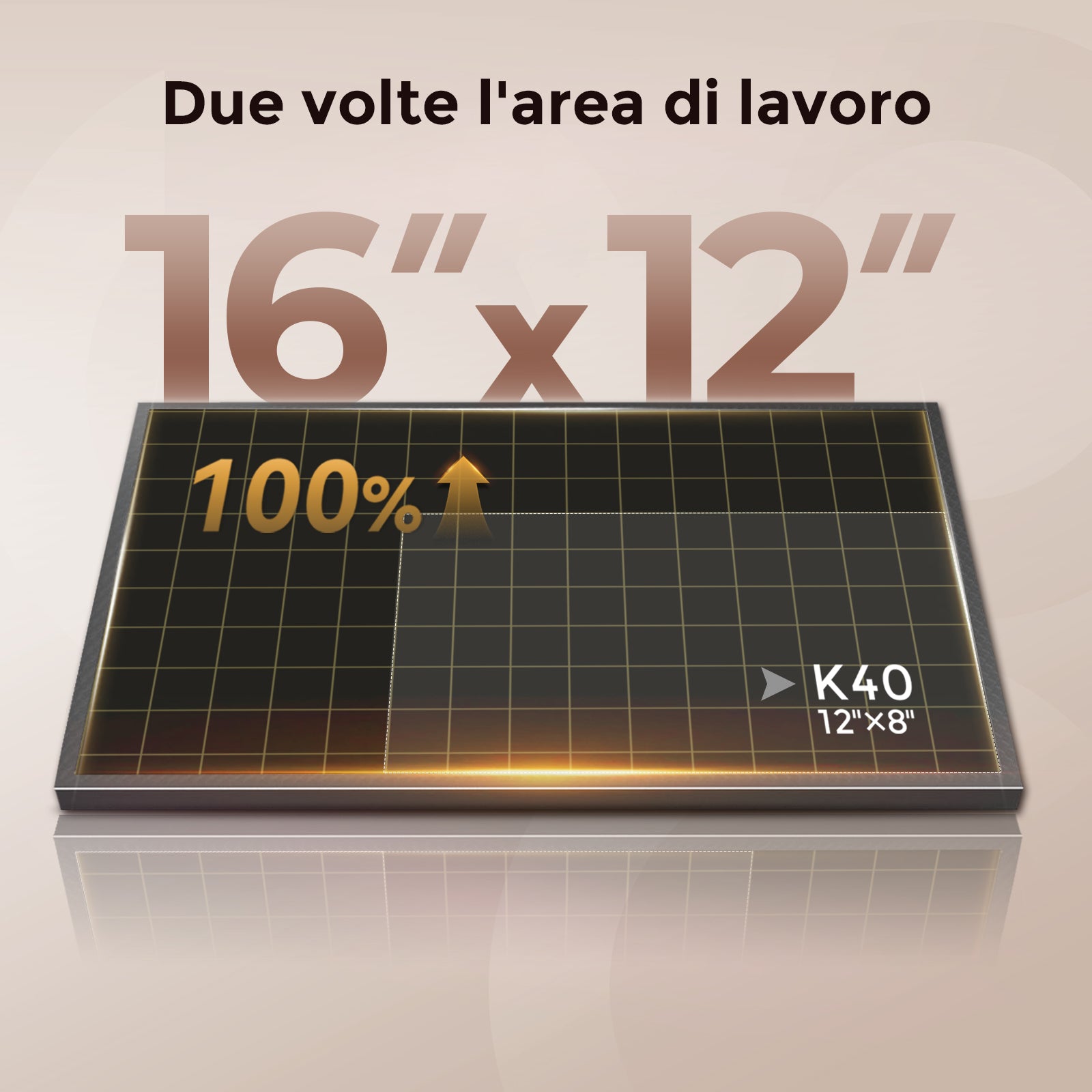 Incisore e taglierina laser CO2 da tavolo Monport Reno45 da 45W (16