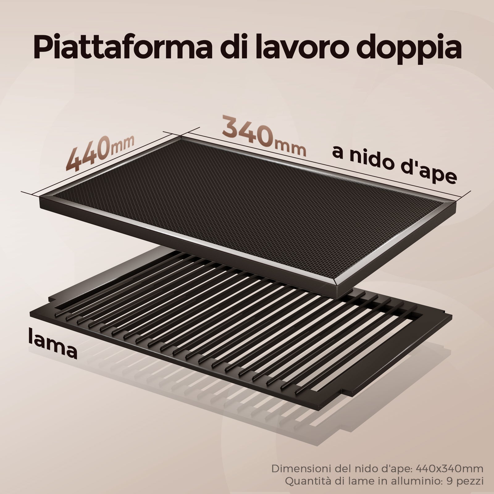 Incisore e taglierina laser CO2 da tavolo Monport Reno45 Pro da 45 W (16