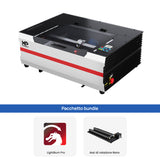 Monport Reno65 Pro Vision 65W Incisore e Taglierina Laser CO₂ da Tavolo (24" x 16") con Fotocamera HD 8MP, Autofocus Magnetico e Sistema di Raffreddamento ad Acqua Integrato