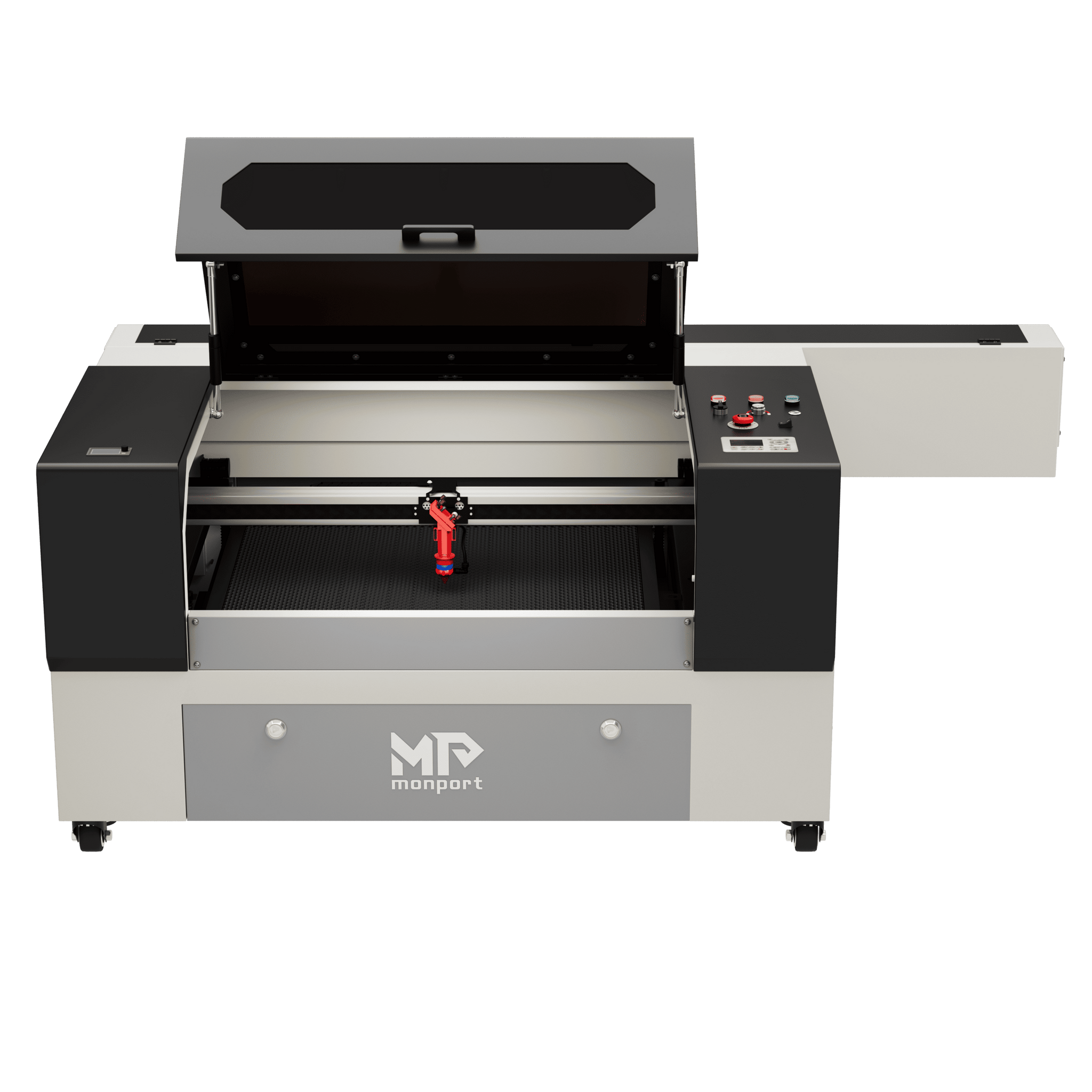 Smussatrice laser 100W a CO2 e tagliatrice (500x700mm), rotala automatica